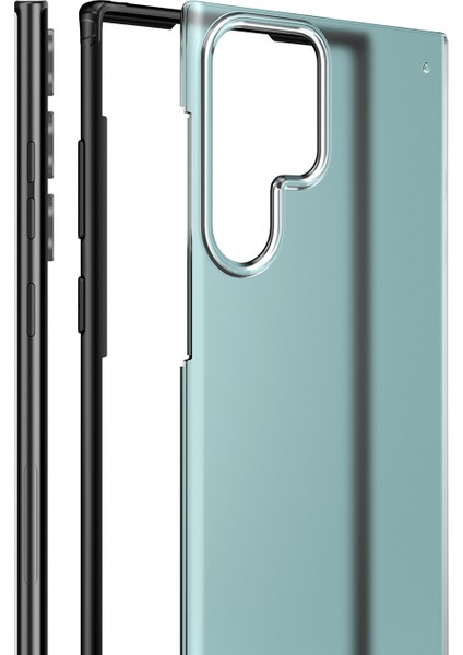Samsung Galaxy S22 Ultra Kılıf Silikon Kenarlı Buzlu Volks Kapak fırsatları
