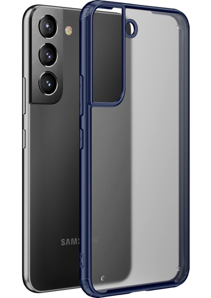 Samsung Galaxy S22 Plus Kılıf Silikon Kenarlı Buzlu Volks Kapak