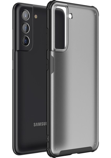 Samsung Galaxy S21 Fe Kılıf Silikon Kenarlı Buzlu Volks Kapak
