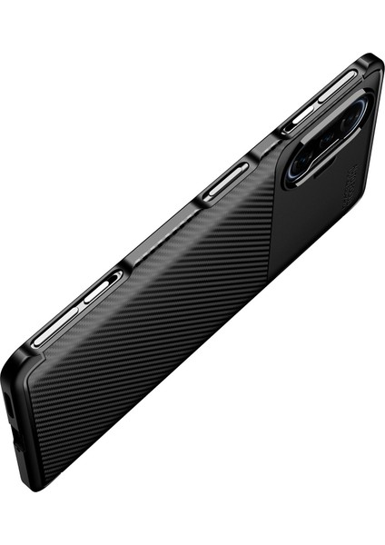 Xiaomi Redmi K40 Gaming Kılıf Karbon Desenli Lux Negro Silikon modelleri