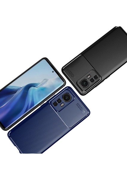 Xiaomi 12 Pro Kılıf Karbon Desenli Lux Negro Silikon fiyatları