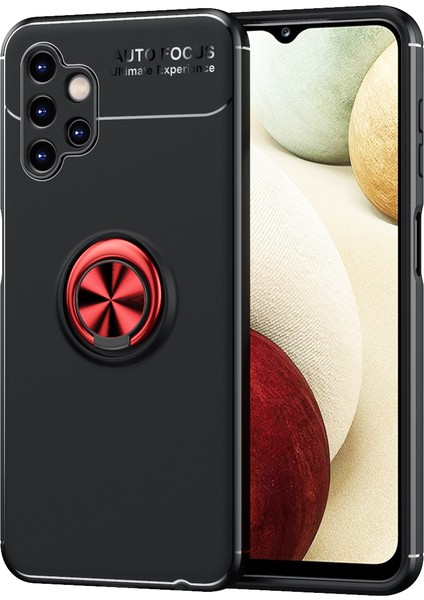 Samsung Galaxy A13 4g Kılıf Yüzüklü Manyetik Ravel Silikon