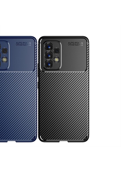 Samsung Galaxy A73 Kılıf Karbon Desenli Lux Negro Silikon