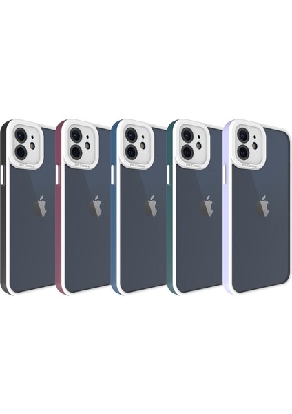 Samsung Galaxy A52 Kılıf Renkli Silikon Kenarlı Kamera Korumalı Şeffaf Mima Kapak indirimleri