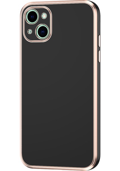 Apple Iphone 13 Kılıf Renkli Parlak Kenarlı Laser Bark Silikon