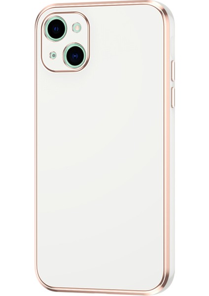 Apple Iphone 13 Kılıf Renkli Parlak Kenarlı Laser Bark Silikon