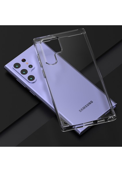 Samsung Galaxy S22 Ultra Kılıf Ultra Korumalı Şeffaf Coss Kapak modelleri