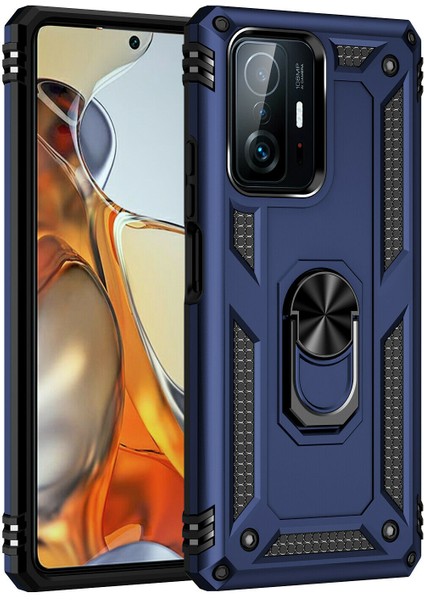 Xiaomi Mi 11T Pro Kılıf Ultra Korumalı Yüzüklü Standlı Manyetik Vega Kapak
