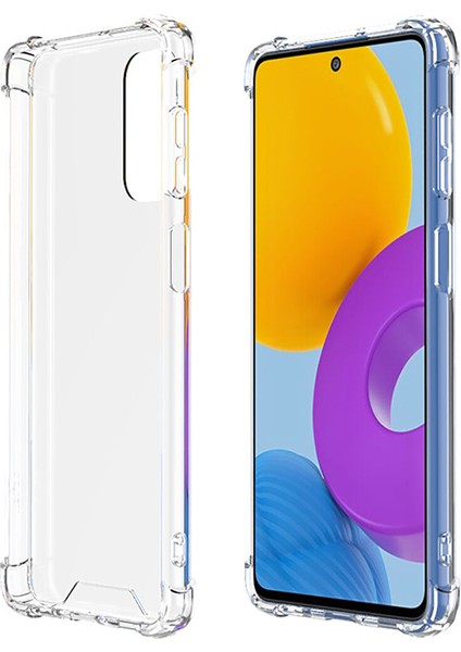 Samsung Galaxy M52 Kılıf Ultra Korumalı Şeffaf Antishock Silikon indirimleri
