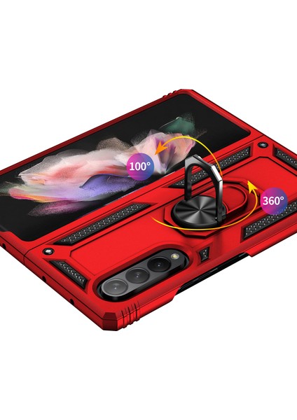Galaxy Z Fold 3 Kılıf Ultra Korumalı Yüzüklü Manyetik Standlı Vega Kapak