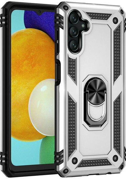 Samsung Galaxy A13 Kılıf Ultra Korumalı Yüzüklü Standlı Manyetik Vega Kapak