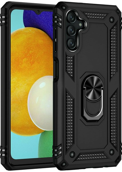 Samsung Galaxy A13 Kılıf Ultra Korumalı Yüzüklü Standlı Manyetik Vega Kapak