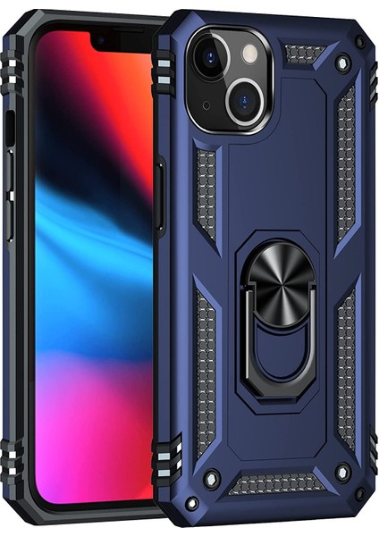 Apple Iphone 13 Mini Kılıf Ultra Koruma Yüzüklü Manyetik Vega Kapak