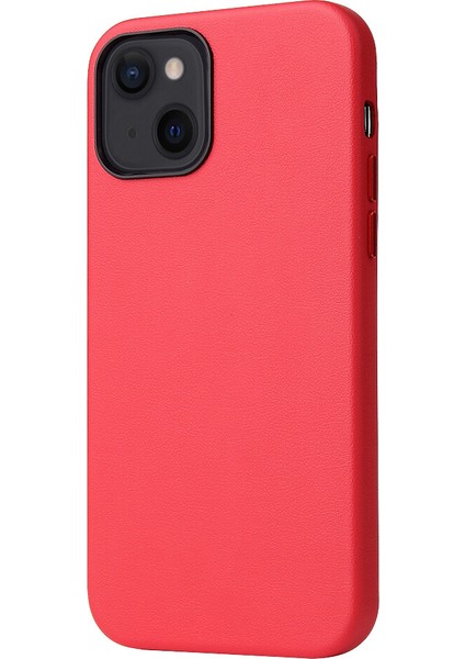 Apple Iphone 13 Mini Kılıf Içi Süet Gerçek Deri Eyzi Kapak