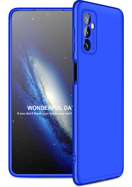Samsung Galaxy M52 Kılıf 3 Parça 360 Ays Kapak