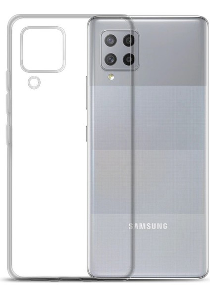 Samsung Galaxy M22 Kılıf Ultra Ince Şeffaf Silikon