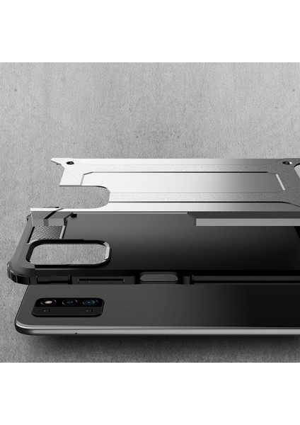 Samsung Galaxy A03S Kılıf Çift Katmanlı Armour Case fırsatları