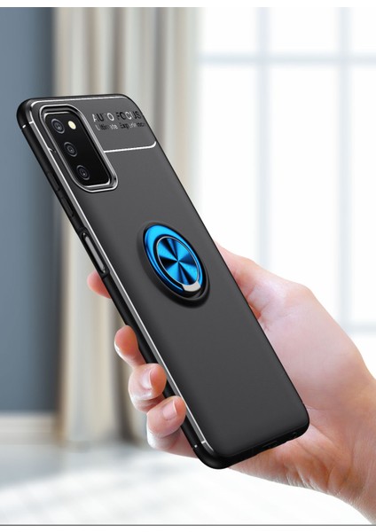 Samsung Galaxy A03S Kılıf Yüzüklü Manyetik Ravel Silikon fiyatları
