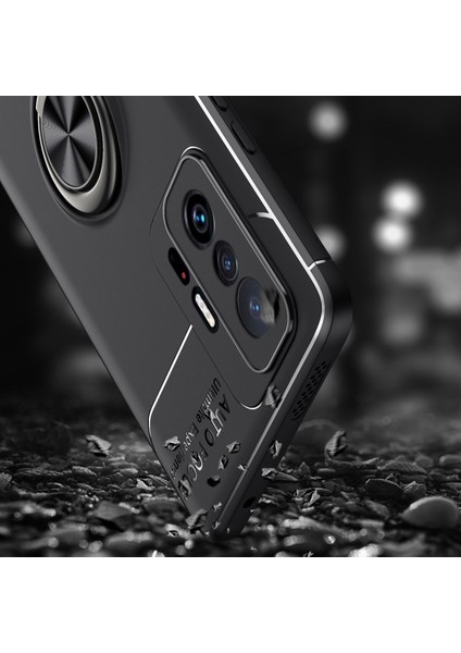 Xiaomi Mi 11T Pro Kılıf Yüzüklü Manyetik Ravel Silikon fiyatları