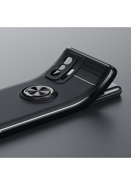 Xiaomi Mi 11T Pro Kılıf Yüzüklü Manyetik Ravel Silikon modelleri
