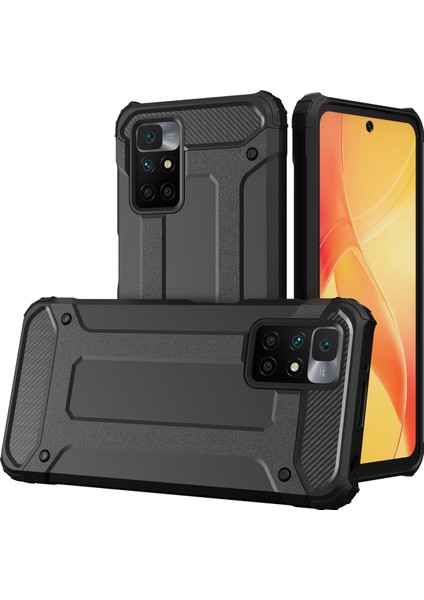 Xiaomi Redmi 10 Kılıf Çift Katmanlı Armour Case
