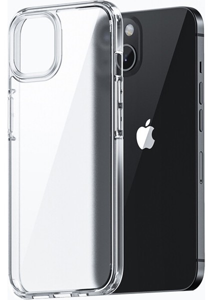 Apple Iphone 13 Kılıf Renkli Kenarlı Arkası Buzlu H-Boom Kapak