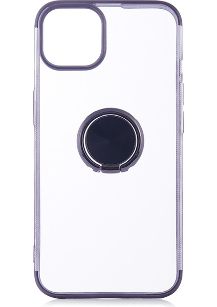 Apple Iphone 13 Kılıf 4 Köşe Renkli Yüzüklü Gess Silikon
