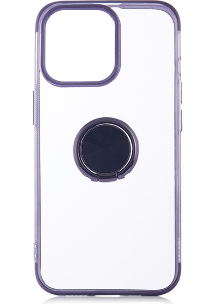 Apple Iphone 13 Pro Kılıf 4 Köşe Renkli Yüzüklü Gess Silikon