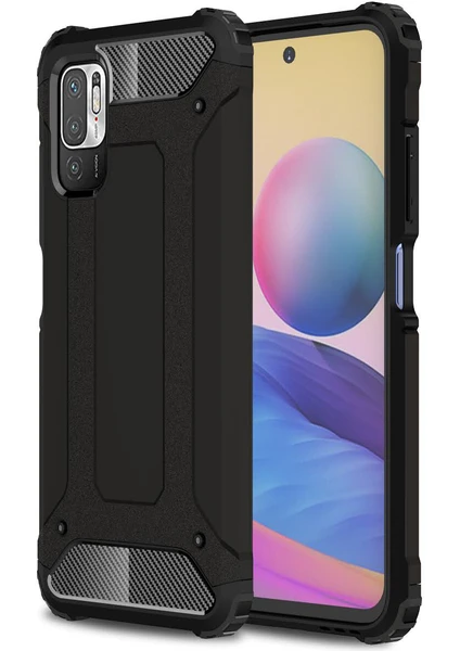 Kny Xiaomi Redmi Note 10 5g Kılıf Ultra Korumalı Çift Katmanlı Armour Case