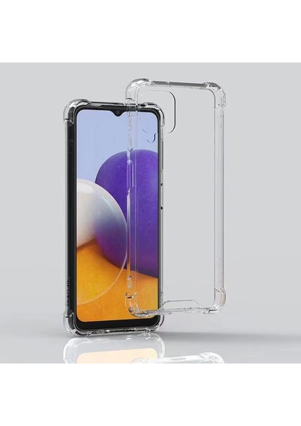Samsung Galaxy A22 4g Kılıf Ultra Korumalı Şeffaf Antishock Silikon modelleri
