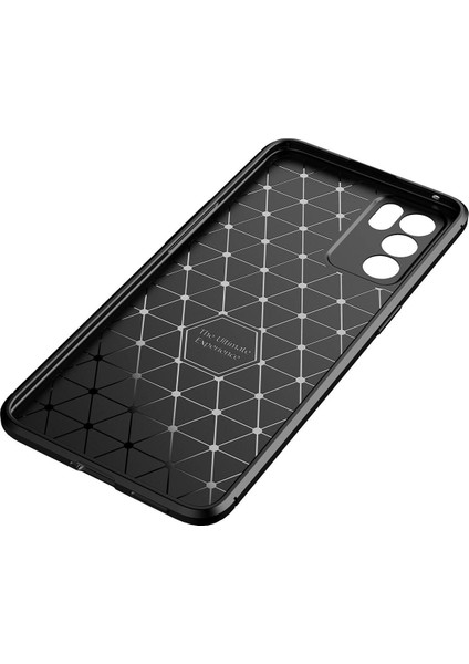Oppo Reno 6 Kılıf Karbon Desenli Lux Negro Silikon fiyatları