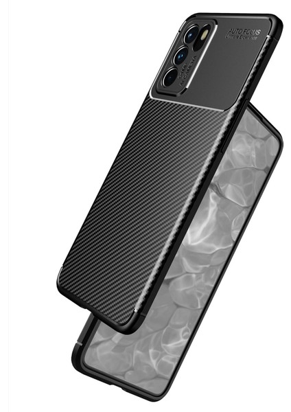 Oppo Reno 6 Kılıf Karbon Desenli Lux Negro Silikon indirimleri
