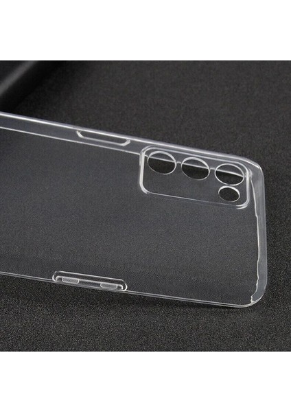 Oppo A55 Kılıf Ultra Ince Şeffaf Silikon