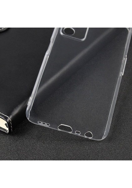 Oppo A55 Kılıf Ultra Ince Şeffaf Silikon