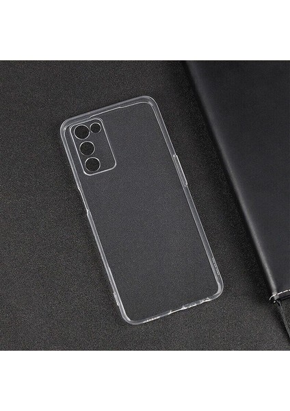 Oppo A55 Kılıf Ultra Ince Şeffaf Silikon