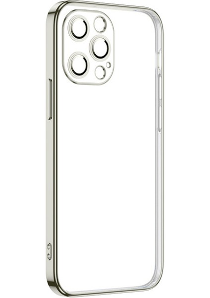 Apple Iphone 12 Pro Max Kılıf Kamera Korumalı Renkli Laser Krep Silikon