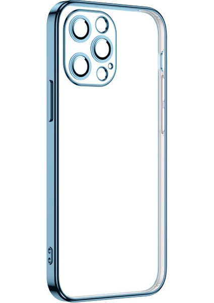 Apple Iphone 12 Pro Max Kılıf Kamera Korumalı Renkli Laser Krep Silikon
