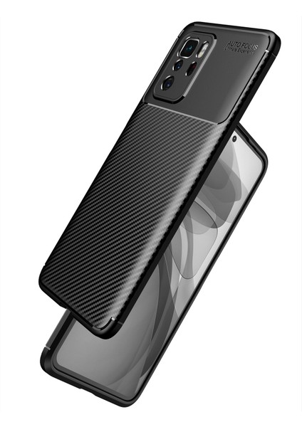 Xiaomi Poco X3 Gt Kılıf Karbon Desenli Lux Negro Sililkon fırsatları