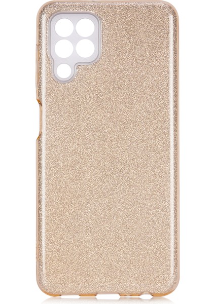 Samsung Galaxy A22 4g Kılıf Simli Parlak Shining Silikon