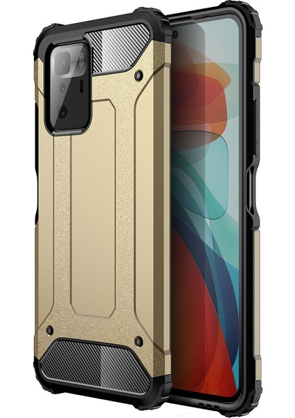 Xiaomi Poco X3 Gt Kılıf Çift Katmanlı Armour Case