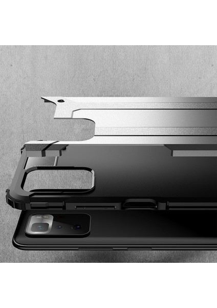 Xiaomi Poco X3 Gt Kılıf Çift Katmanlı Armour Case