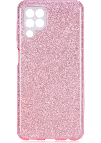 Samsung Galaxy A22 4g Kılıf Simli Parlak Shining Silikon