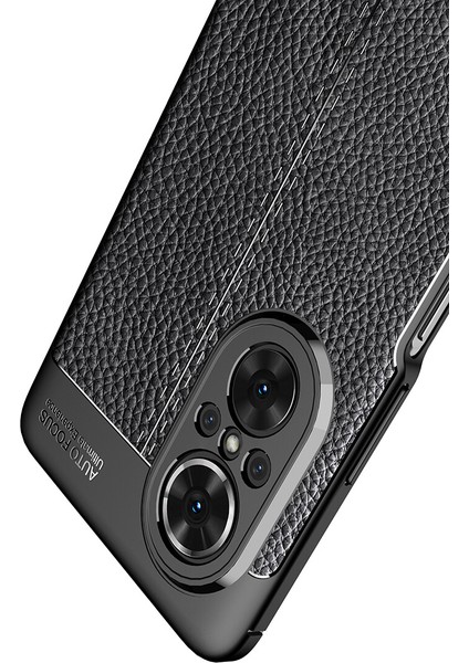 Huawei Nova 9se Kılıf Deri Desenli Lux Niss Silikon fırsatları