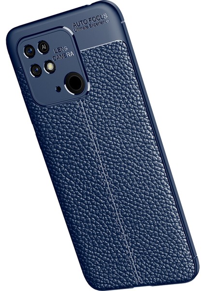 Xiaomi Redmi 10C Kılıf Deri Desenli Lux Niss Silikon