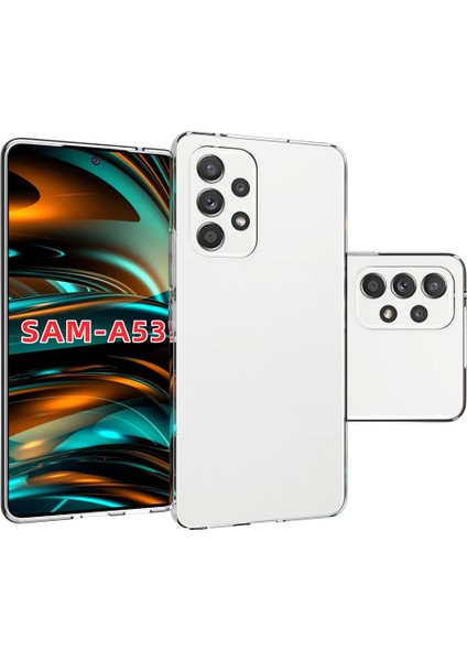 Samsung Galaxy A53 Kılıf Ultra Ince Şeffaf Silikon fiyatları