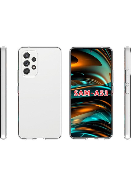 Samsung Galaxy A53 Kılıf Ultra Ince Şeffaf Silikon indirimleri