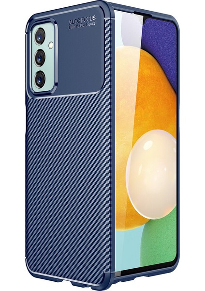 Samsung Galaxy M23 Kılıf Karbon Desenli Lux Negro Silikon