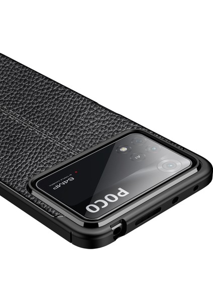 Xiaomi Poco X4 Pro 5g Kılıf Deri Desenli Lux Niss Silikon modelleri