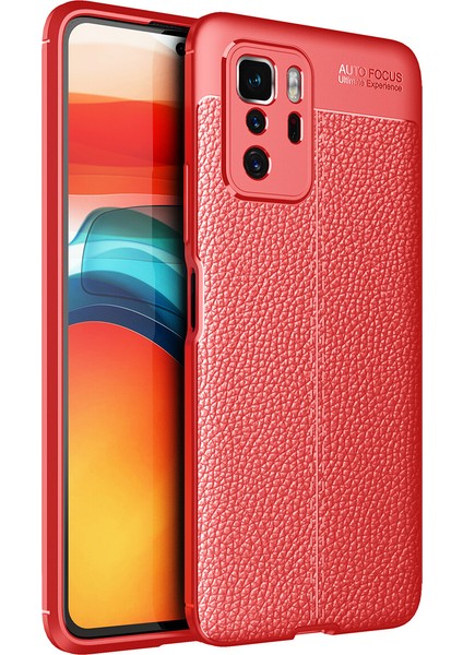 Xiaomi Poco X3 Gt Kılıf Deri Desenli Lux Niss Sililkon