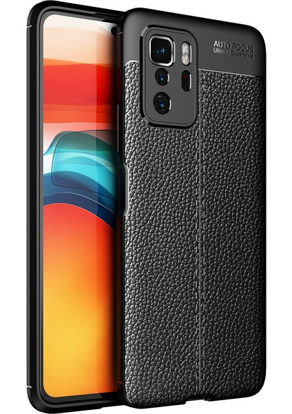 Xiaomi Poco X3 Gt Kılıf Deri Desenli Lux Niss Sililkon